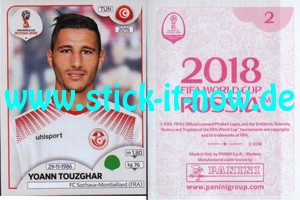 Panini WM 2018 Russland "Sticker" INT/Edition - Nr. 557