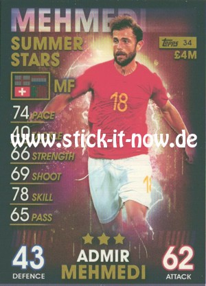 Topps Match Attax 101 (2019) - Nr. 34