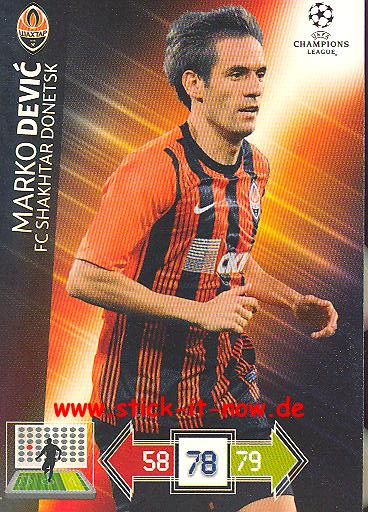 Panini Adrenalyn XL CL 12/13 - Schachtar Donezk - Marko Devic