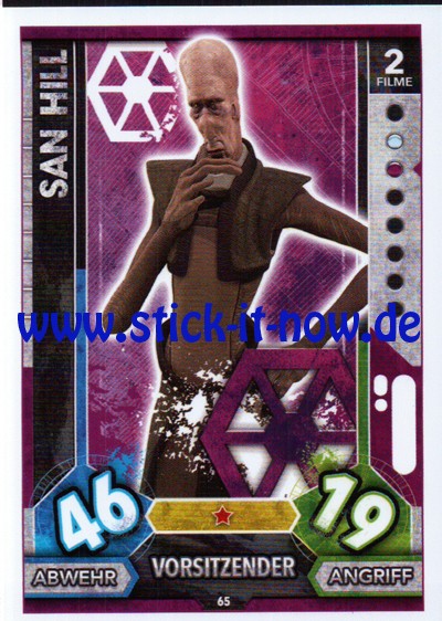 Topps Star Wars FORCE ATTAX UNIVERSE (2017) - Nr. 65