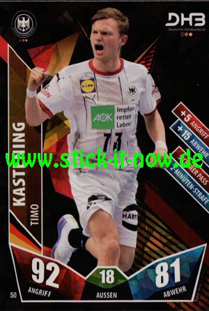 LIQUI MOLY Handball Bundesliga "Karte" 21/22 - Nr. 50 (Glitzer)