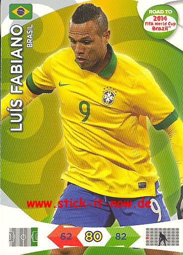 Panini Adrenalyn XL Road to WM 2014 - LUÍS FABIANO