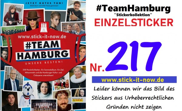 #TeamHamburg "Sticker" (2021) - Nr. 217