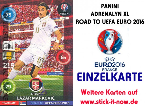 Adrenalyn XL - Road to UEFA Euro 2016 France - Nr. 203