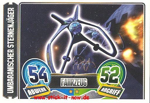 Force Attax - Star Wars - Clone Wars - Serie 5 - Umbaranischer Sternenjäger - Nr. 82