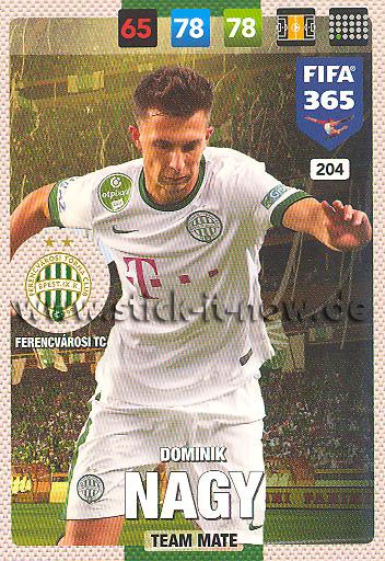 Panini Adrenalyn XL "FIFA 365" (2017) - Nr. 204