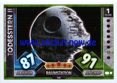 Topps Star Wars FORCE ATTAX UNIVERSE (2017) - Nr. 165