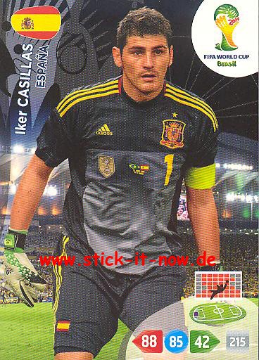 Panini Adrenalyn XL Brasil WM 2014 - Iker CASILLAS