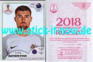 Panini WM 2018 Russland "Sticker" INT/Edition - Nr. 202