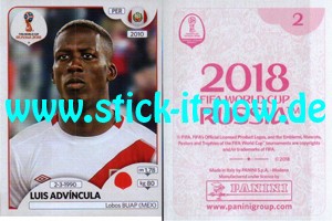 Panini WM 2018 Russland "Sticker" INT/Edition - Nr. 227