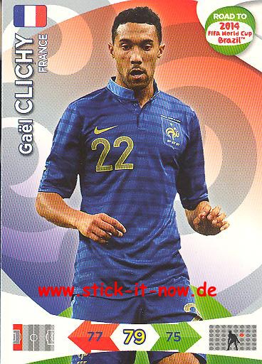 Panini Adrenalyn XL Road to WM 2014 - Gael CLICHY