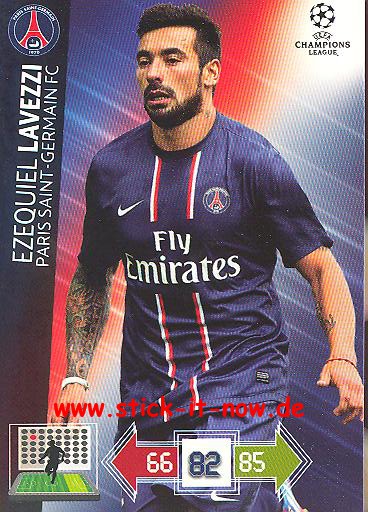 Panini Adrenalyn XL CL 12/13 - Paris St. Germain - Ezequiel Lavezzi