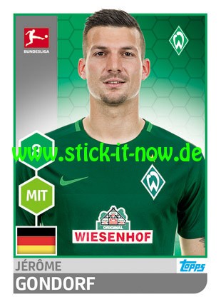 Topps Fußball Bundesliga 17/18 "Sticker" (2018) - Nr. 43