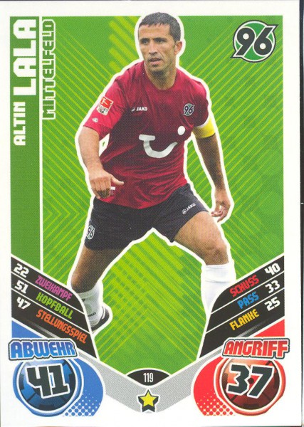 Altin Lala - Match Attax 11/12