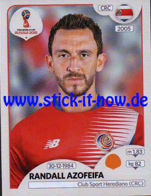 Panini WM 2018 Russland "Sticker" - Nr. 406