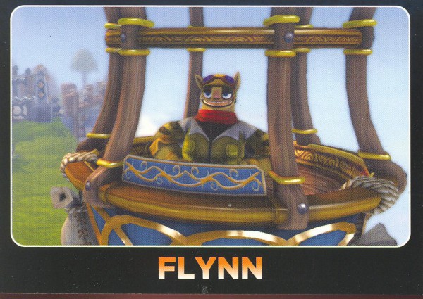Skylanders Giants - Nebencharaktere und Hut-Karten - FLYNN - Nr. 111