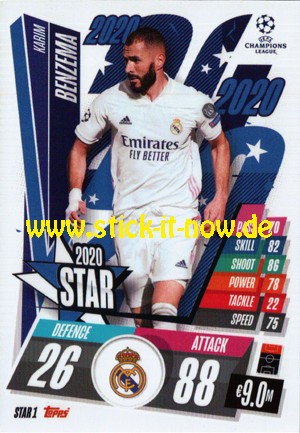 Match Attax Champions League 2020/21 "Festive" - Nr. STAR 1