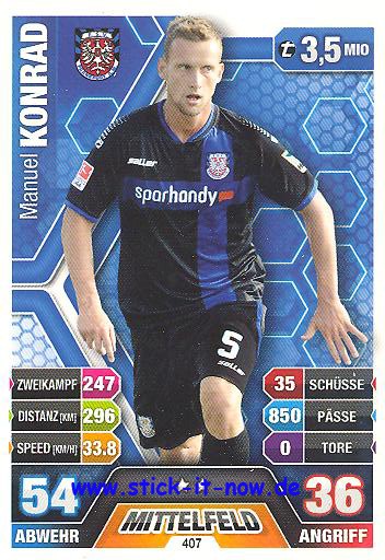 Match Attax 14/15 - Manuel KONRAD - FSV Frankfurt 1899 - Nr. 407