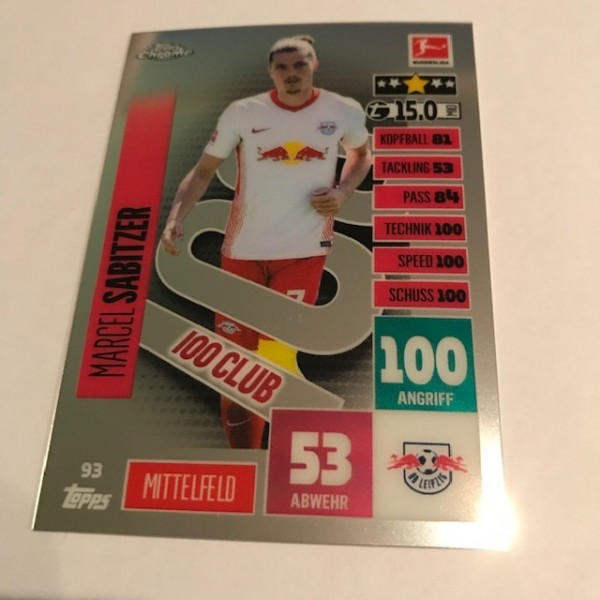 Match Attax BL Chrome 20/21 - Nr. 93 - SABITZER