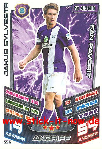 Match Attax 13/14 EXTRA - Fan Favoriten - JAKUB SYLVESTR - Nr. 556