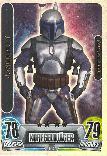 Force Attax Movie Collection - Serie 2 - Force-Meister - Jango Fett - Nr. 240
