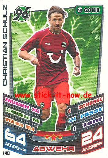 Match Attax 13/14 - Hannover 96 - Christian Schulz - Nr. 148