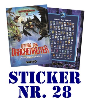 Netto - Mythos der Drachenreiter (2019) "Sticker" - Nr. 28