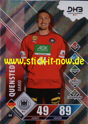 LIQUI MOLY Handball Bundesliga "Karte" 20/21 - Nr. 64 (Glitzer)