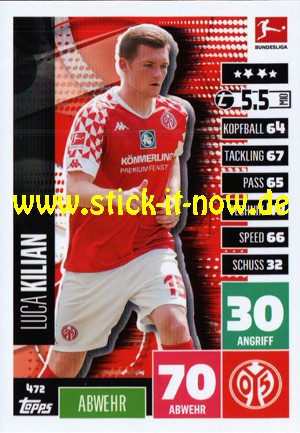 Topps Match Attax Bundesliga 2020/21 "Extra" - Nr. 472