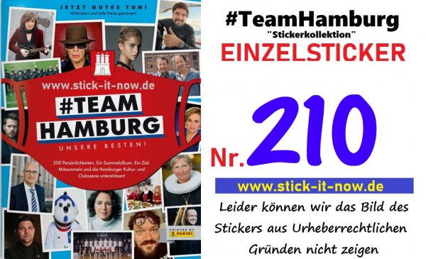 #TeamHamburg "Sticker" (2021) - Nr. 210