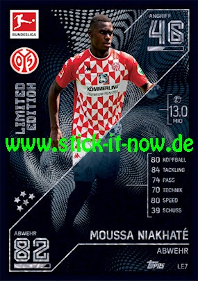 Topps Match Attax Bundesliga 2021/22 - Nr. LE 7 ( Limited Edition )
