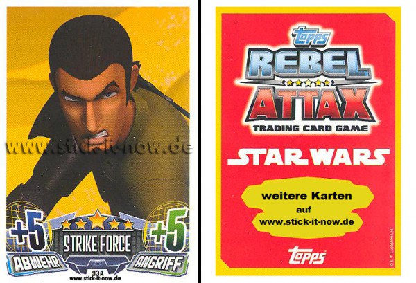 Rebel Attax - Serie 1 (2015) - STRIKE-FORCE - REBELLION 1 - Nr. 93A