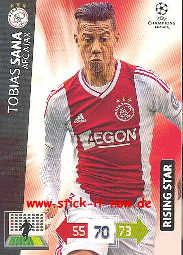 Panini Adrenalyn XL CL 12/13 - Ajax Amsterdam - Tobias Sana