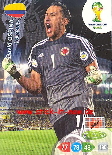 Panini Adrenalyn XL Brasil WM 2014 - David OSPINA