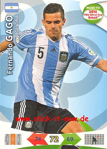 Panini Adrenalyn XL Road to WM 2014 - Fernando GAGO