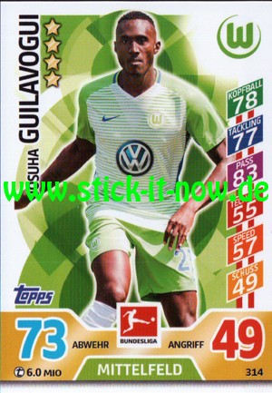 Topps Match Attax Bundesliga 17/18 - Nr. 314