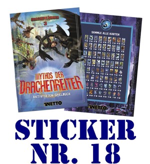 Netto - Mythos der Drachenreiter (2019) "Sticker" - Nr. 18