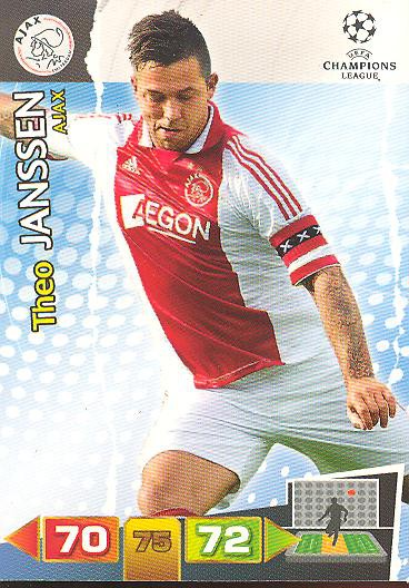 Theo Janssen - Panini Adrenalyn XL CL 11/12 - Ajax Amsterdam