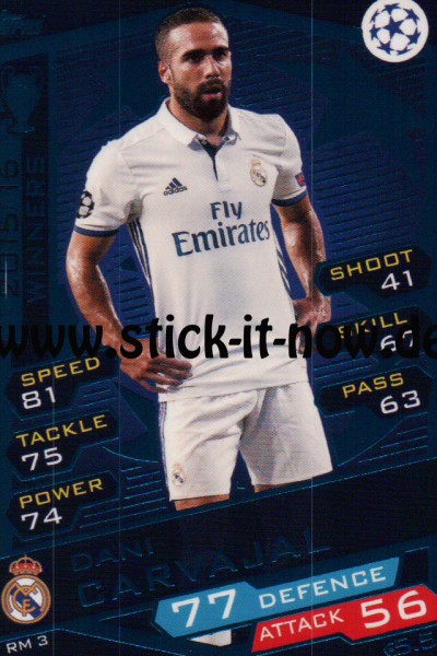 Match Attax Champions League 16/17 - Nr. RM 3