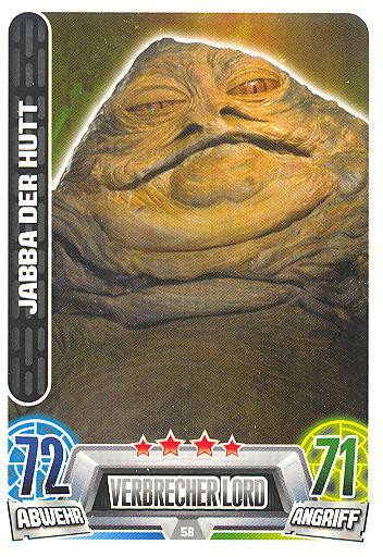 Force Attax Movie Collection - Serie 2 - Jabba der Hutt - Nr. 58