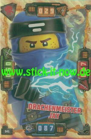 Lego Ninjago Trading Cards - SERIE 4 (2019) - Nr. 141 ( Drachenmeister )