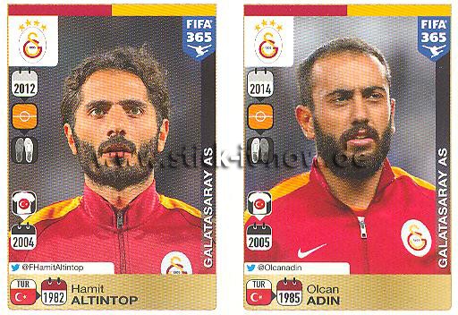 Panini FIFA 365 Sticker - Nr. 783 - 784