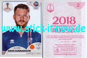 Panini WM 2018 Russland "Sticker" INT/Edition - Nr. 289