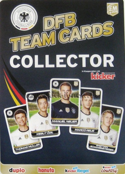 DFB Team Cards EM 2016 - Collector (Sammelmappe)