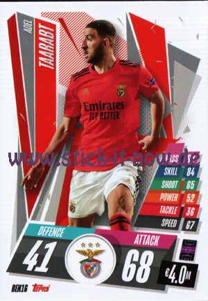 Match Attax Champions League 2020/21 - Nr. BEN 16