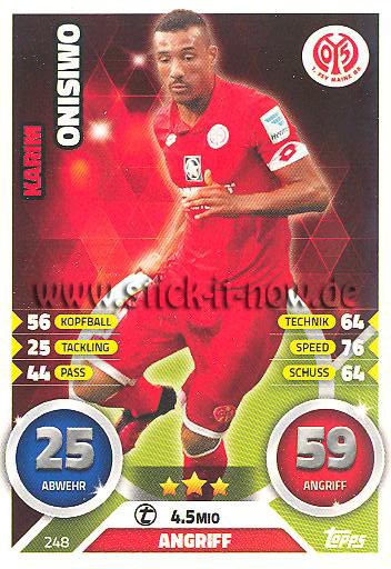 Topps Match Attax Bundesliga 16/17 - Nr. 248