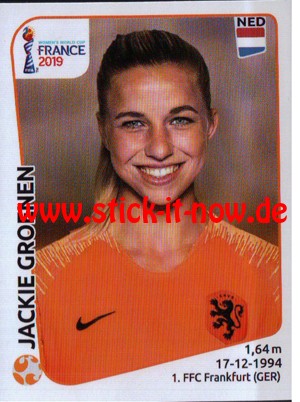 Panini Frauen WM 2019 Frankreich - Nr. 398