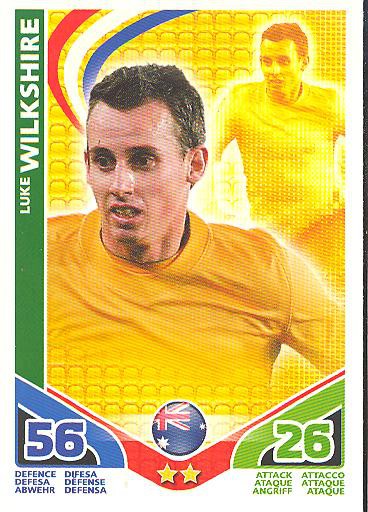 Match Attax WM 2010 - GER/Edition - LUKE WILKSHIRE - Australien