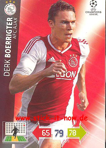 Panini Adrenalyn XL CL 12/13 - Ajax Amsterdam - Derk Boerrigter