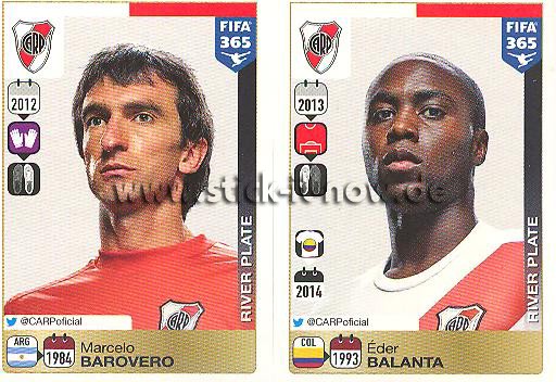 Panini FIFA 365 Sticker - Nr. 102 - 103